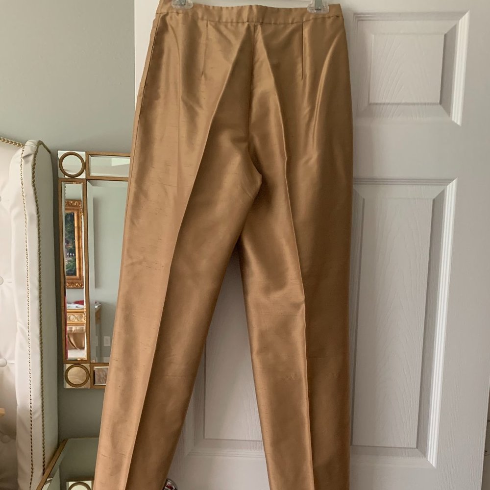 2-PIECE SILK PANT SUIT - Picture 4 of 11